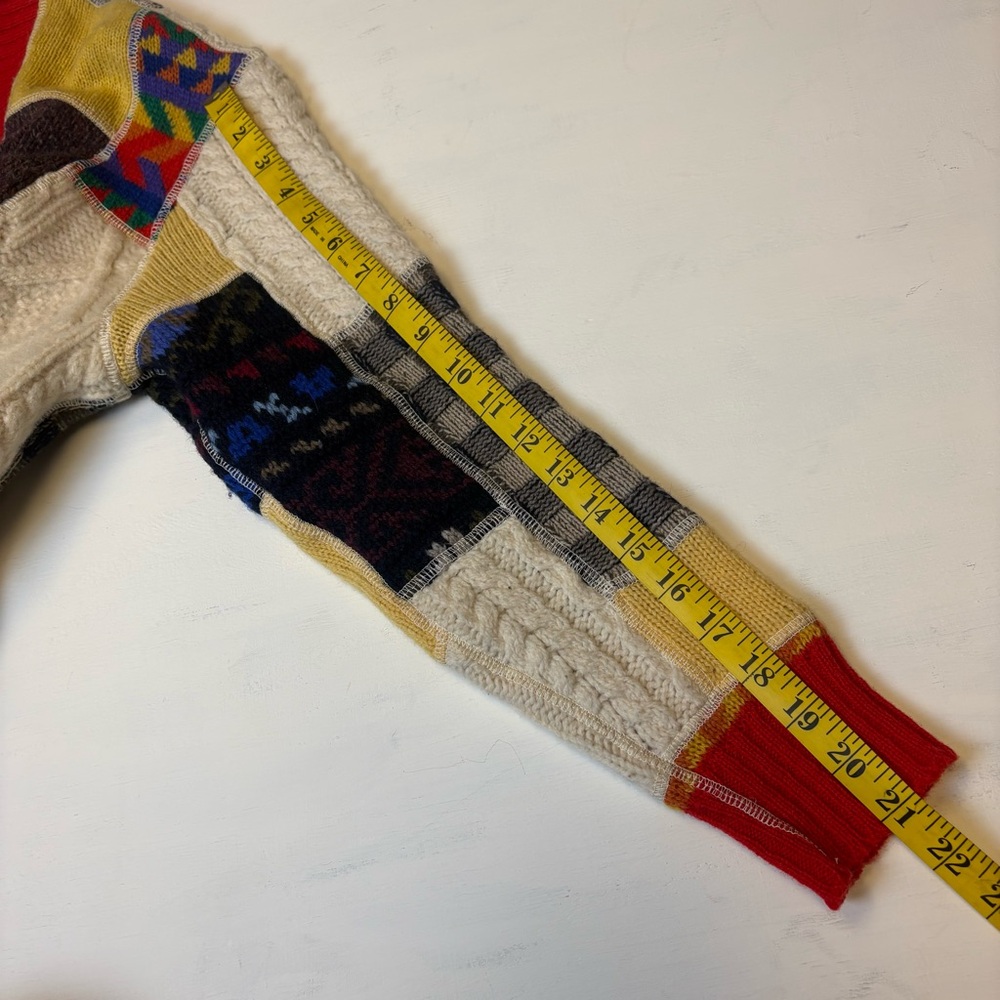 Re/Done Multicolor Patchwork Cardigan - Picture 9 of 11